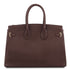 TL Bag - Leather handbag with golden hardware